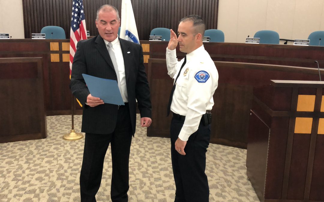 Vandalia Division of Police name Ben Walker police lieutenant